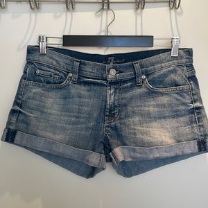 7 for all mankind Denim Shorts